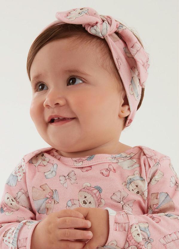 Up Baby - Faixa de Cabelo Essentials Digital Rosa