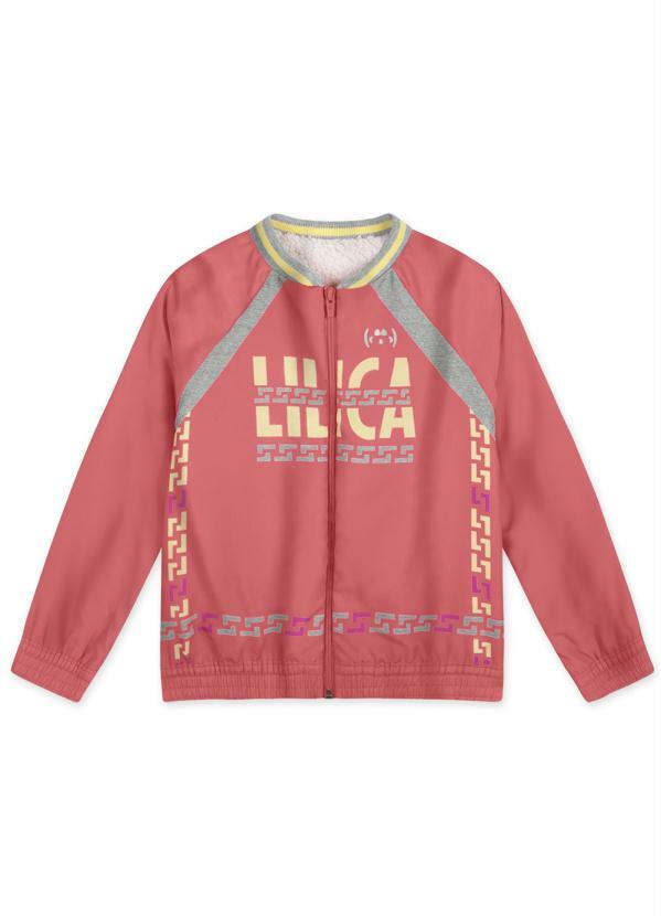 Lilica Ripilica - Jaqueta com Forro Peluciado MeninaLaranja
