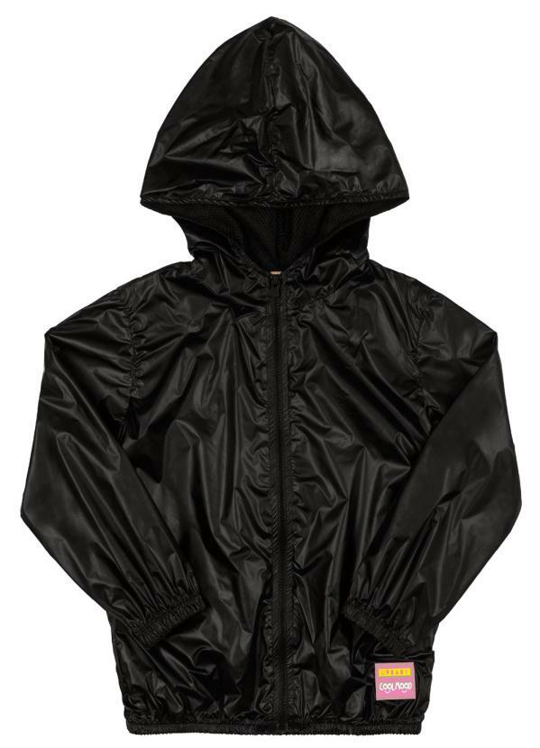 Up Baby - Jaqueta Corta Vento Menina Preto