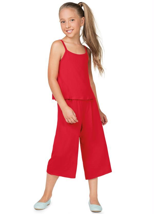 Lilica Ripilica - Macacão Lilica Ripilica Vermelho
