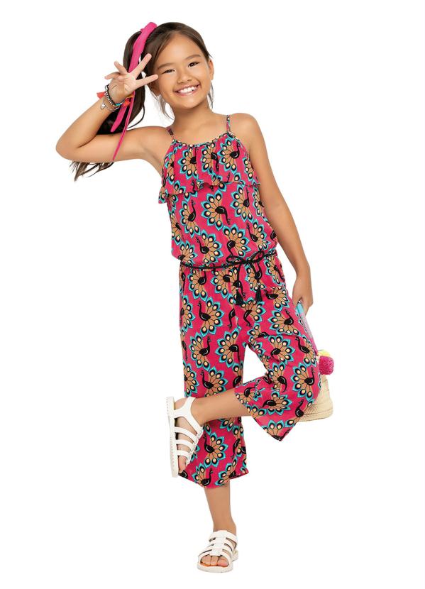 Nanai - Macaquinho Infantil Rosa Nanai 1