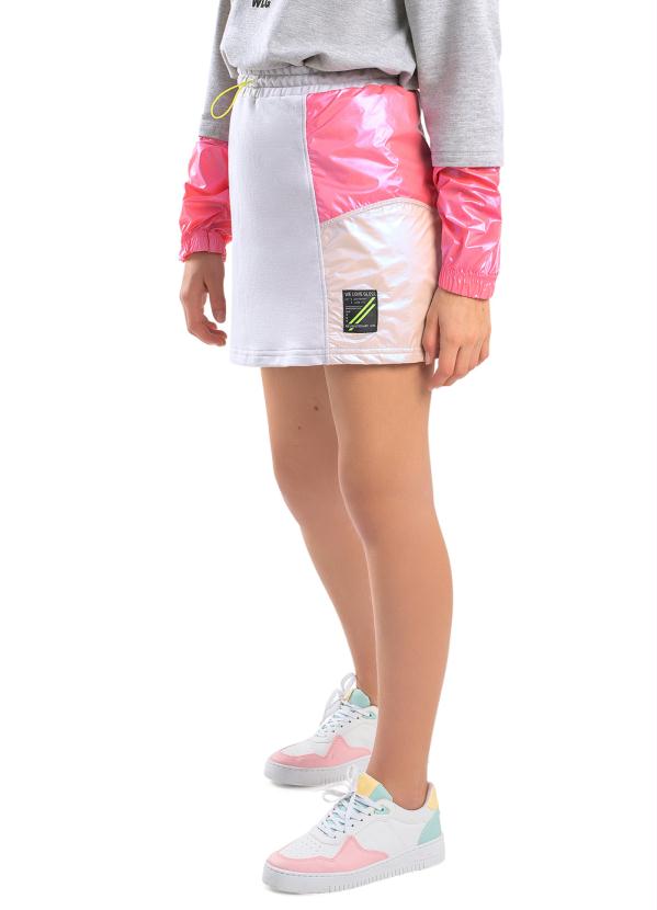 Gloss - Saia Moletom InfantilBranco 2