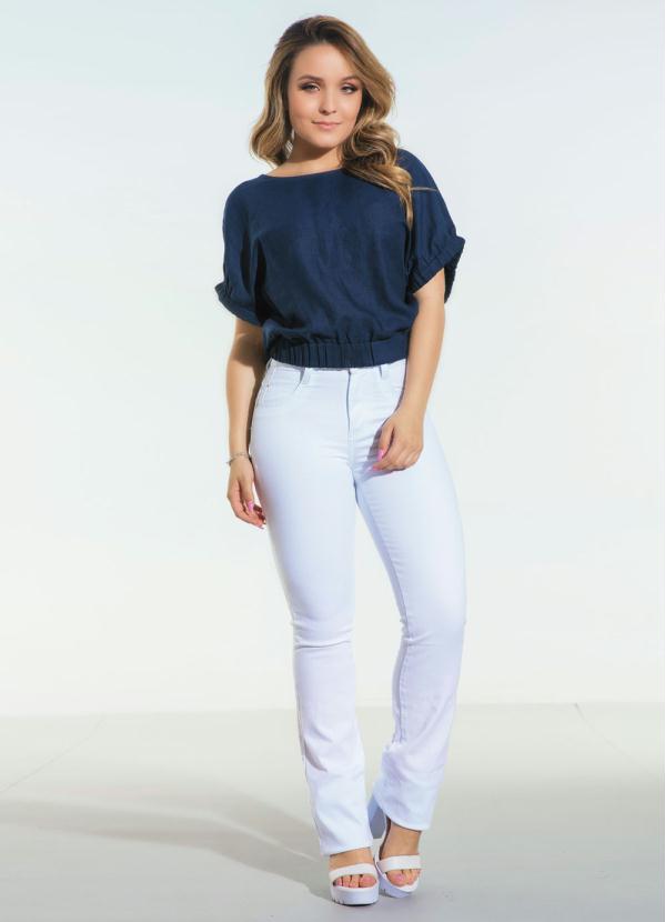 Sawary Jeans - Calça Sawary Flare Branca com Bolsos 3