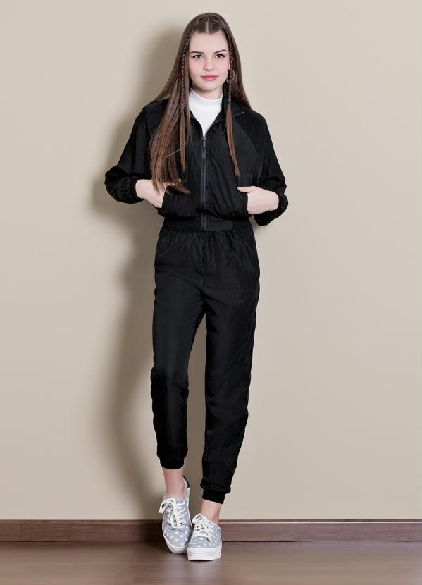 Sofie - Jaqueta em Tafetá Preto Sofie 3