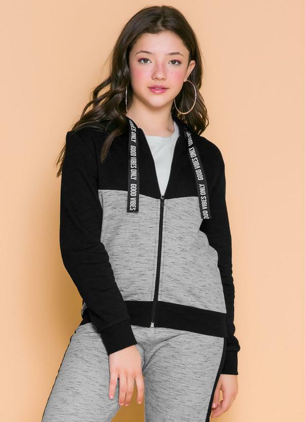 Rovitex Teen - Jaqueta Teen Feminina Cinza