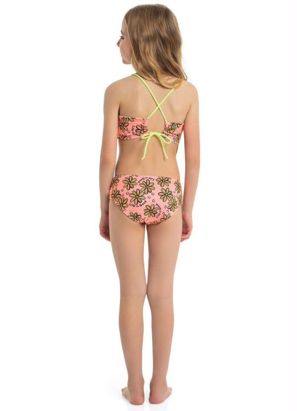 Gloss - Biquíni Infantil Alça Proteção Fps+50 Rosa 2