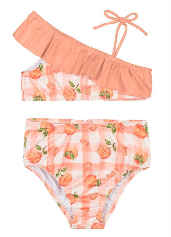 Quimby - Biquíni Infantil com Fps 50 Laranja