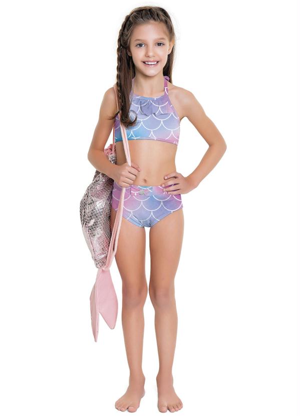 Fakini Kids - Biquini Sereia Rosa