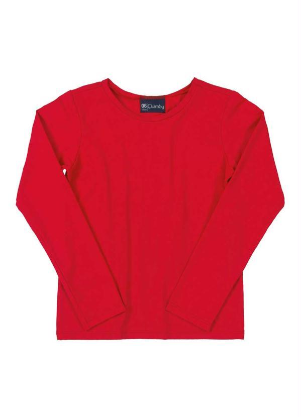Quimby - Camiseta Praia com Proteção Uv Vermelho
