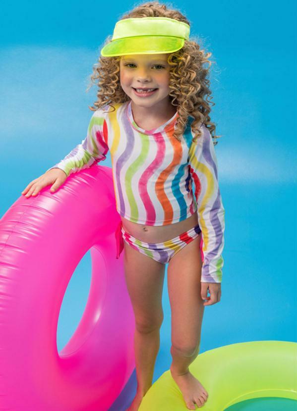 Brandili - Conjunto Biquini Infantil Branco