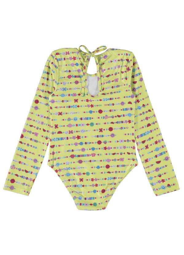 Malwee Kids - Maiô Amarelo Listras Uv 1