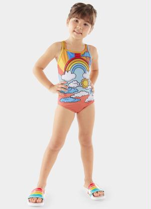 Lilica Ripilica - Maiô Infantil MeninaAzul - LILICA RIPILICA