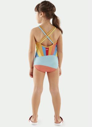 Lilica Ripilica - Maiô Infantil MeninaAzul - LILICA RIPILICA