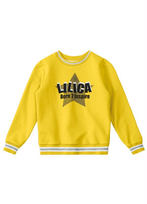 Lilica Ripilica - Blusão Lilica Ripilica Amarelo