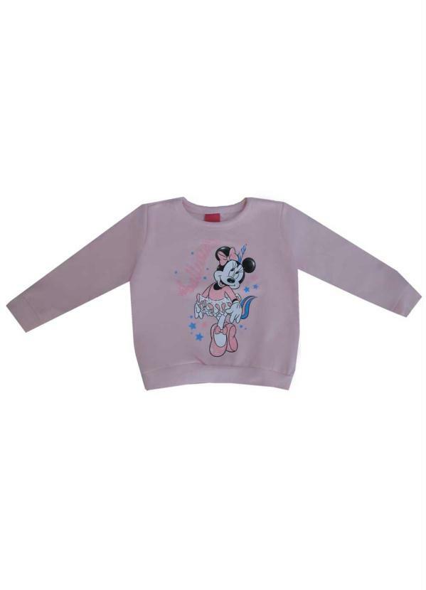 Disney - Casaco Infantil em Moletom Rosa