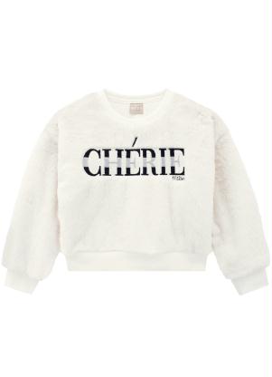 Milon - Casaco Infantil Menina Off White - MILON