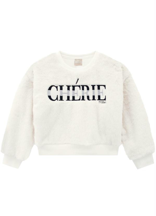 Milon - Casaco Infantil Menina Off White