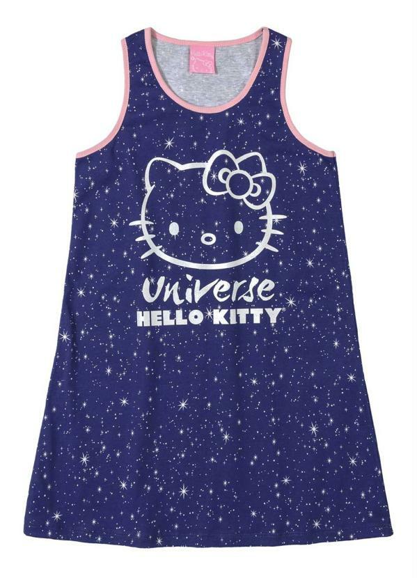 Hello Kitty - Camisola Verão Mãe e Filha Azul