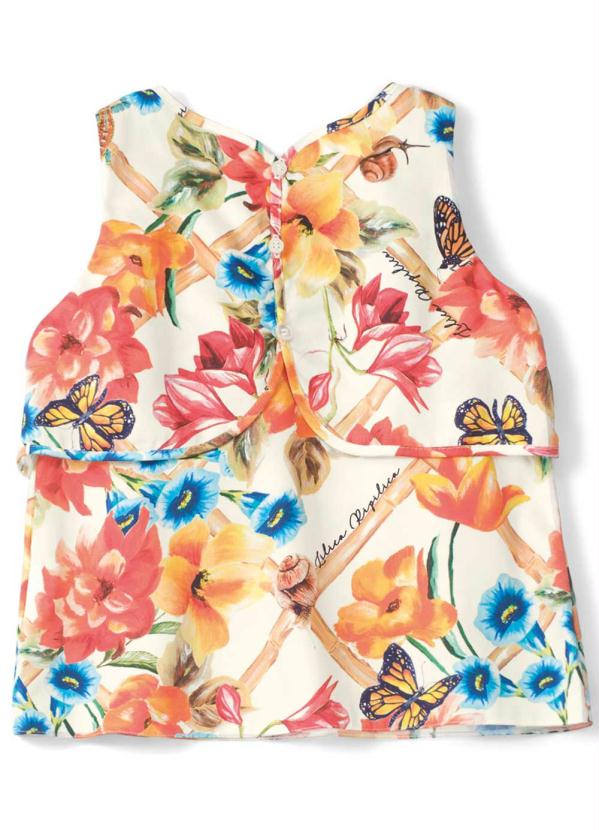 Lilica Ripilica - Blusa Regata Bege 6