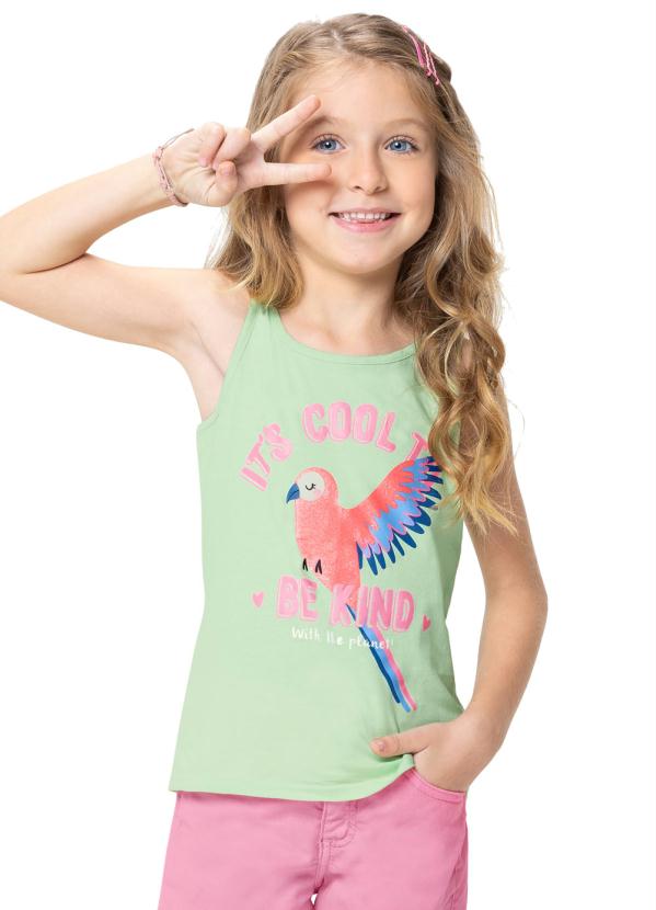 Malwee Kids - Blusa Verde Claro Hello Sunshine Menina