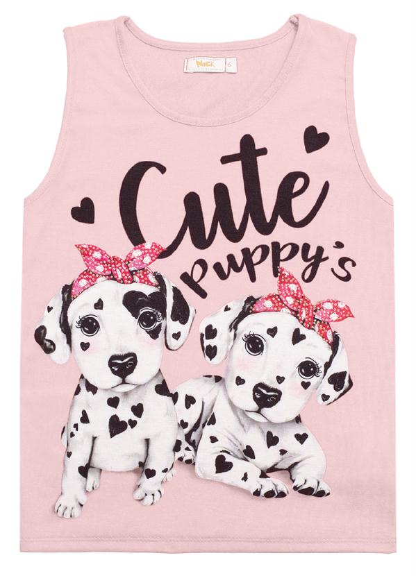 Trick Nick - Regata Infantil Feminina Estampada Rosa 1
