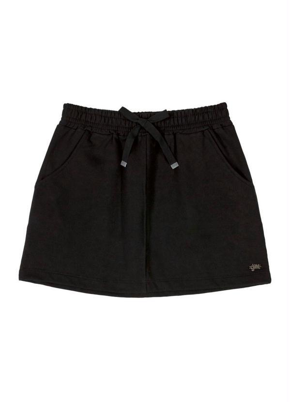 Gloss - Saia em Molecotton Preto