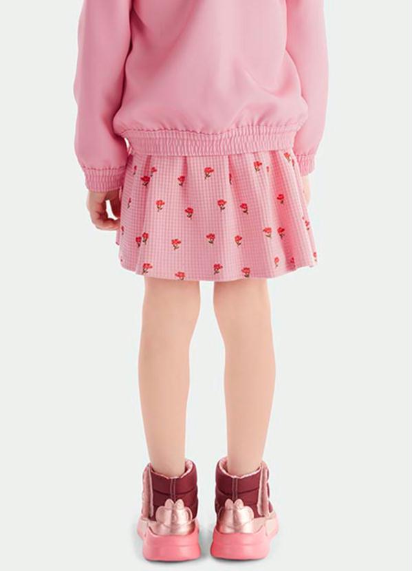 Lilica Ripilica - Saia Floral Infantil MeninaRosa 2