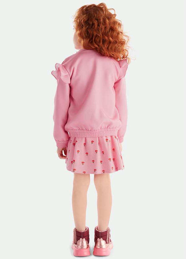 Lilica Ripilica - Saia Floral Infantil MeninaRosa 4