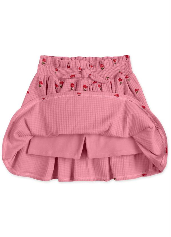 Lilica Ripilica - Saia Floral Infantil MeninaRosa 7