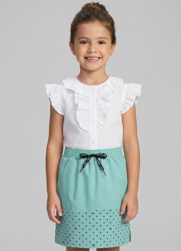 Lilica Ripilica - Saia Infantil MeninaAzul