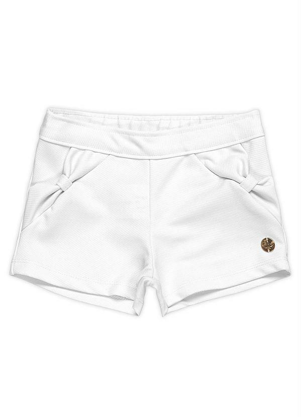 Marisol - Short Branco Menina