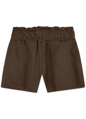 Lilica Ripilica - Short com Aroma Moletom Infantil MeninaMarrom - LILICA RIPILICA