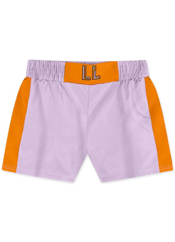 Lilica Ripilica - Short com Repelência a Água Infantil Lilás