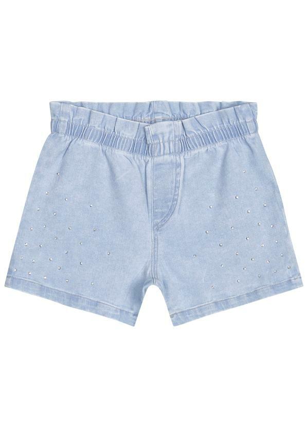 Quimby - Short Infantil em Jeans para Menina Azul 2