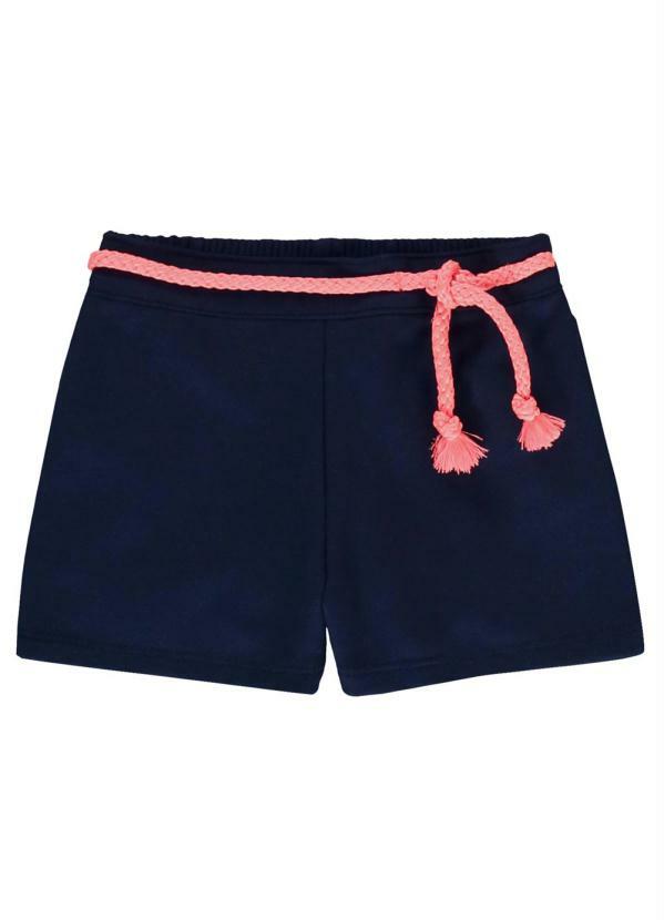 Kyly - Short Infantil Feminino Marinho
