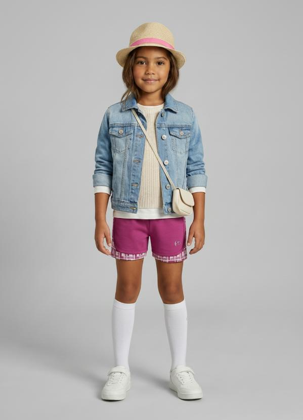 Lilica - Short Infantil MeninaRosa