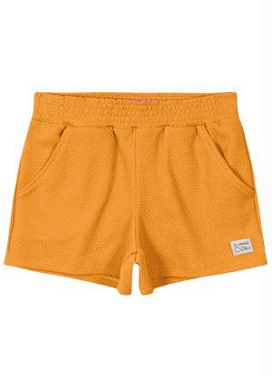 Lilica Ripilica - Short Jaquard Menina Laranja - LILICA RIPILICA