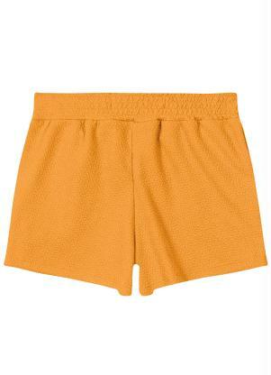 Lilica Ripilica - Short Jaquard Menina Laranja - LILICA RIPILICA
