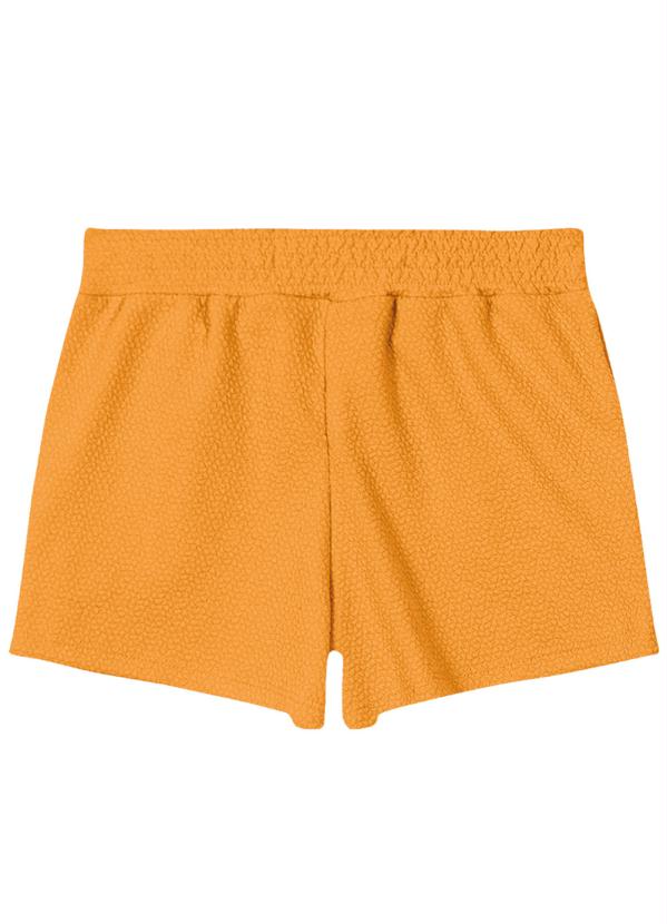 Lilica Ripilica - Short Jaquard Menina Laranja 2