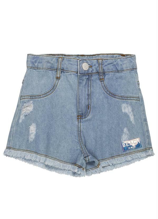 Momi - Short Jeans Azul