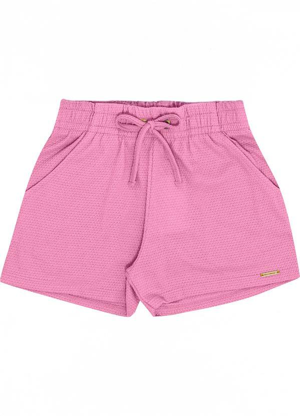 Pulla Bulla - Short Malha Favo Pink