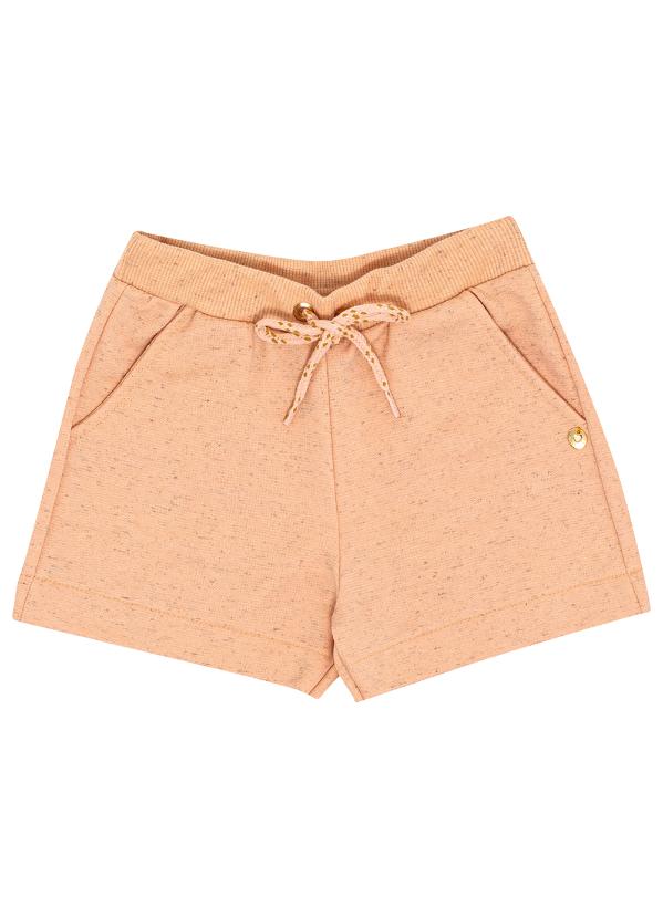 Pulla Bulla - Short Moletom Linho Laranja 3