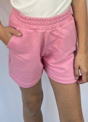 Outlet - Shorts de Moletom Bolso Rosa Chiclete - OUTLET