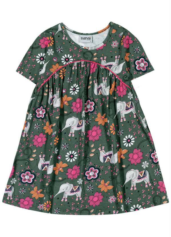 Nanai - Vestido Infantil Verde