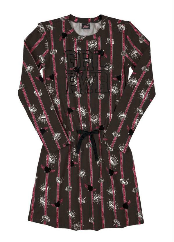 vestido inverno manga longa