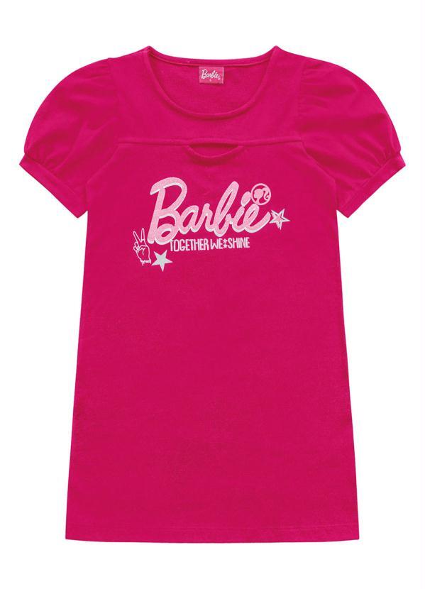 Barbie - Vestido Barbie Pink Azaleia Rosa