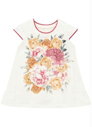 Milon - Vestido Bebê Off White - MILON