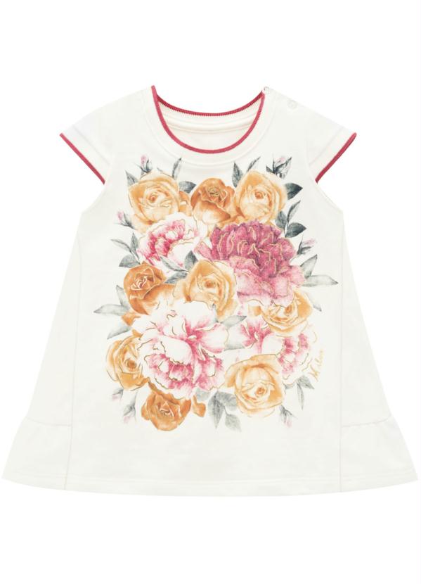 Milon - Vestido Bebê Off White