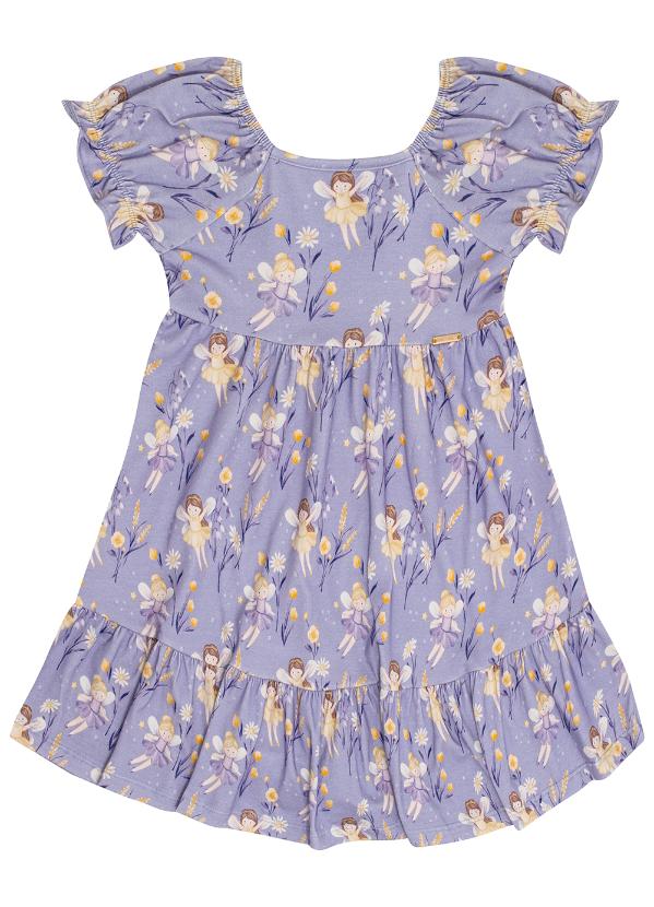 Pulla Bulla - Vestido Cotton Leve Roxo