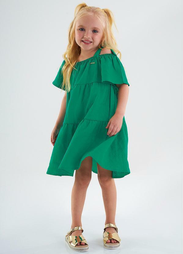 Up Baby - Vestido de Alcinha Festa Infantil Verde